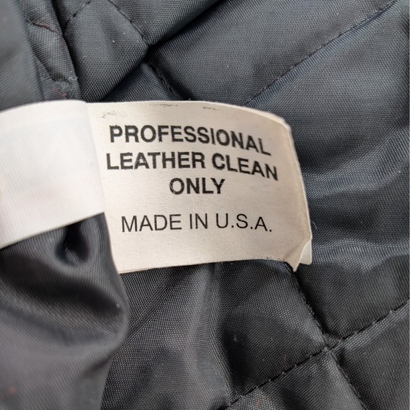 Vintage Varsity Jacket Wool & Leather Sleeves Made in USA - Picture 11 of 13